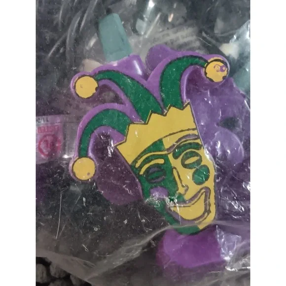 NEW Mardi Gras Jester Joker  10 String Lights Set Oriental Trading Company~8ft - Picture 2 of 5